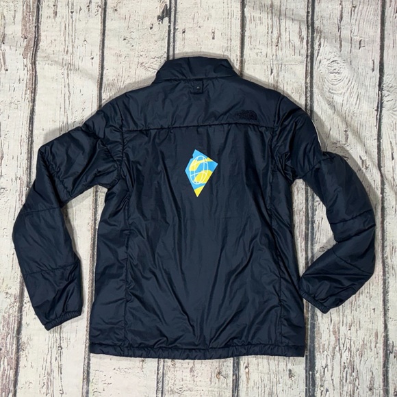 The North Face Dryvent Jacket Blue 3 In 1 Outdoor 2018 Winter Olympics Skiing - Picture 10 of 15